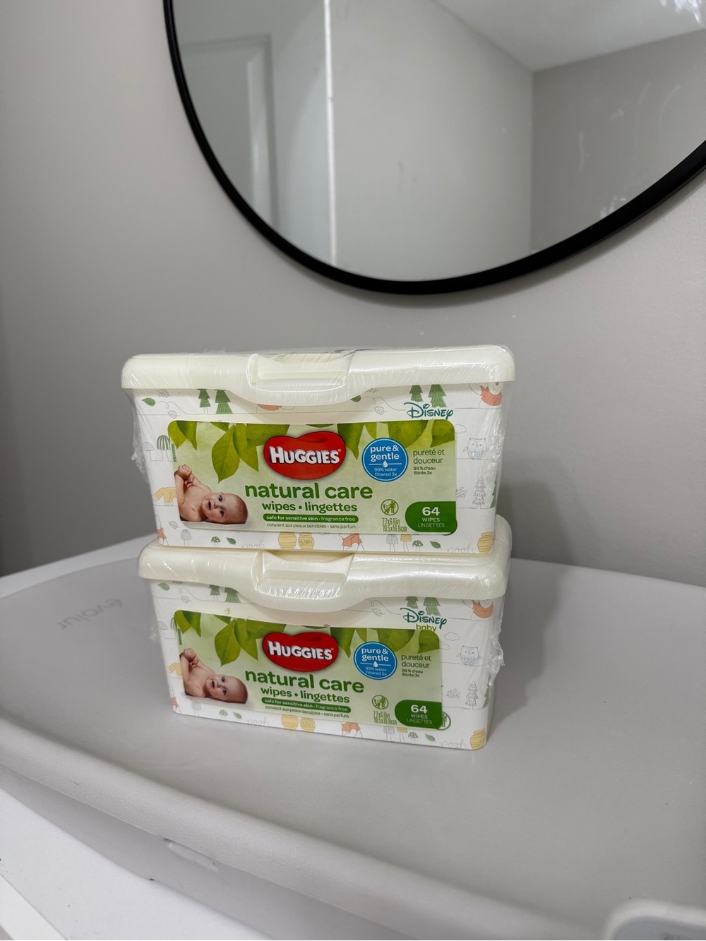 NEW vintage Huggies wipes boxes with original wipes